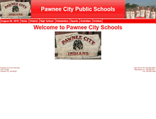 Tablet Screenshot of pawneecityschool.com